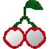 Seletti - Specchio murale Pixel - Rosso - MDF - Designer Roberto Bruno