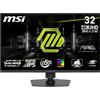 MSI MAG 322URDF E16 Monitor Gaming 32 4K UHD 3840x2160 Rapid IPS 0,5ms DisplayHDR 400 Protezione Occhi AI Vision Dual-Mode HDMI 2.1 DP 1.4a Supporto Regolabile Inclinazione/Altezza - Nero