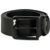 Lonsdale Leder Gürtel Coppull Cintura, Nero, 130 cm Unisex-Adulto