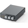 Fosi Audio K5 PRO DAC da gioco USB con microfono Amplificatore per cuffie Mini DAC audio per altoparlanti attivi alimentati da tavolo PS5