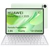 HUAWEI MatePad 12 X 2025 Tablet, 2.8K 144Hz 1000nits 12'' Display PaperMatte Ultraleggero, 12+256GB, Batteria 10100mAh con Supercharge 6W, WiFi 7, Note, con Tastiera Ultraleggera, Verde