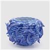 EDG Enzo De Gasperi Vaso Chakra Carpe Coi 20,5x33cm Blu Ceramica