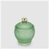 EDG Enzo De Gasperi Scatola Contenitore Micro Quadretti 14,5x10,5cm Verde Vetro