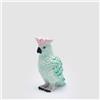 EDG Enzo De Gasperi Vaso Pappagallo 22x15cm Azzurro Ceramica