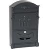 ARREGUI Residencia D-2151/GA Cassetta Postale Individuale di Stile Classico in Alluminio, Dimensione M (DIN A4 e Riviste), Grigio antracite