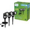 Philips Reuel faretto, set da 3, LED, 8720169386976, Gardenlink Reuel; Reuel; Gardenlink [Lampade per Esterni > Punti Luce e Faretti]