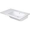 Duravit ME by Starck lavabo sospeso, 234683AC60, ME by Starck bianco satinato opaco [Lavabi > Lavabi Integrati]