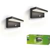 Philips Bustan lampada a parete con rilevatore di movimento, set da 2, LED, 8721103038135, Bustan [Lampade per Esterni > Lampade a Parete]