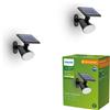 Philips Jivix Solar faretto, set da 2, LED, 8721103044433, Jivix [Lampade per Esterni > Lampade solari]