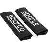 Sparco SPC1204BK Protezioni per Cintura di Sicurezza, Nero, Set di 2