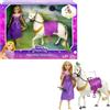 MATTEL Disney Princess - Rapunzel e Maximus con Pascal e Accessori, 3+