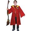 Ciao- Harry Potter Quidditch Gryffindor costume travestimento bambino originale (Taglia 10-12 anni), Rosso, Giallo