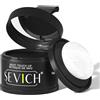 SEVICH linea capelli in polvere, hair shadow Ritocco Radici, copertura rapida correttore radice capelli grigi con sfioramento, Nero