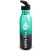 Hy-Pro Borraccia UV con licenza ufficiale del Real Madrid CF, 700 ml, in acciaio inox, con cannuccia pieghevole integrata, a prova di perdite, leggera, ottima idea regalo per il calcio