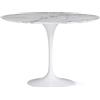 Knoll Saarinen Tavolo Tulip Ø 107 Marmo Arabescato