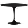 Knoll Saarinen Tavolo Tulip Ø 107 Nero-Marmo Nero Marquina