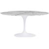 Knoll Saarinen Tavolo Tulip Ø 152 Marmo Arabescato