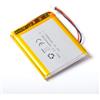 AFTERTECH 755060 3000mAh 3Ah 60x50x7,5mm CELLA POLIMERI DI LITIO LI-POLIMER LIPO 3,7v 3,7v RICARICABILE CON BMS E CONNETTORE JST PHR 02 M4M1