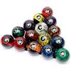 BEKZILY Set completo di 16 palline da biliardo professionali per tavoli da biliardo (nero)