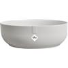 Elho Jazz Bowl 28 - Vaso per Interno - 100% Plastica Riciclata - Ø 27.5 x H 9.0 cm - Silky White