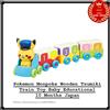 giocattolo reale Pokemon Monpoke Treno Tsumiki in Legno Giocattolo Educativo Bambino 10 Mesi G...