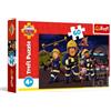 Trefl - Sam il pompiere, eroe in uniforme - Puzzle da 60 pezzi - Puzzle colorato con personaggi delle fiabe, intrattenimento creativo, divertente per bambini dai 4 anni in su