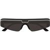 Balenciaga Occhiali da Sole BB0003S 001 Nero/Grigio Unisex 99/1/140