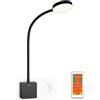 ENUOTEK Luce Notturna a Muro da Parete LED, Dimmerabile Bianca Lampada da Lettura Parete con Spina e Telecomando, Luce Regolabile a 3 Colori 5000K 4000K 3000K, Timer di Spegnimento Automatico