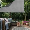 HAIKUS Tenda a Vela Triangolare 5x5x7,1 m Traspirante, Telo Triangolo 5x5 x7, Tende da Sole per Esterno 5x5x7, Giardino Terrazzo, Grigia Scura