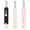 XPOOP 3 Pezzi Tagliaparte, Mini Taglierino Tascabile, Box Cutter, Mini Utility Lama Retrattile, Coltello Ufficio Taglierina, Mini Coltelli Multiuso Taglierino, Coltello Portatile Retrattile
