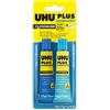 Uhu, colla stabile Plus [etichetta in lingua italiana non garantita] 10.7 x 6.5 x 2.9 cm Schnellfest - 2x 15 ml