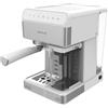 Cecotec Power Instant-ccino Touch Serie Bianca Caffettiera Semiautomática, Serbatoio di Latte, Panel di Controllo Tattile 20 Bares Pressione, Thermoblock, 1350 W, Acciaio Inossidabile, Bianca