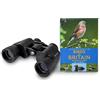 Celestron 73152 LandScout Kit birdwatching 8x40mm resistente all'acqua - Binocoli con impugnatura in gomma, lenti rivestite, vetro ottico K9, guida sugli uccelli di Gran Bretagna e Nord Europa, Nero