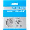 Shimano CSMX6618, Cassetta Pignoni, Argento, 18 Denti