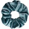 SXQLYH Elastico per capelli Scrunchie in velluto elasticizzato, grande fascia per capelli spessa, morbido e confortevole, in velluto, per coda di cavallo, per capelli lunghi e spessi (blu)