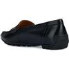 Geox D Kosmopolis + Grip, Mocassino Donna, Nero, 37.5 EU