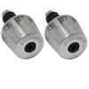 ACCOSSATO Coppia di contrappesi Accossato argento per manubri con foro interno Ø da 12mm a 20mm per Yamaha Niken dal 2018 al 2019 (CC 850)