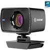 Elgato Facecam - Webcam Full HD 1080p60 per streaming live, gaming, videochiamate, sensore Sony, correzione avanzata della luce, controllo stile DSLR, funziona con OBS, Zoom, Teams e altro, per PC/Mac