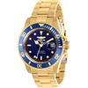 Invicta Pro Diver 37159 - Orologio da uomo, impermeabile, analogico, movimento al quarzo, in acciaio inossidabile con quadrante blu, 40 mm