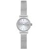 Breil, Collezione Darling, Orologio Donna in Acciaio, Bracciale Sottile e Flessuoso in Maglia Milanese, Lunetta Decorata, Chiusura a Scorrimento, Cassa 18 mm, Lunghezza Regolabile 13.5-19 cm, Silver