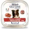 Unipro Dog Zero Glutine Mousse e Pezzetti con Prosciutto - Unipro - Dog Zero Glutine Mousse e Pezzetti con Prosciutto - 150GR