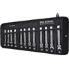 SW-Stahl Set di chiavi a cricchetto per forcella, 8-19 mm, con snodo, 12 pezzi 03530L