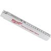 Milwaukee 4058546002671 - Metro pieghevole in plastica, 2 m