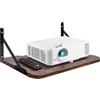 BEARUT Mensola per proiettore, 41,1 x 27,9 cm (lunghezza x larghezza), supporto da parete per proiettore, supporto per proiettore e modem, per Xbox Series, PS5, PS4, Regno Unito, MDF1