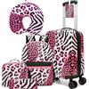 HTgroce 5pcs Set di Valigie per Bambini, Bagaglio a Mano Viaggio Ragazza