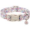 ARING PET Collare per cani, grazioso collare con fiori, comodo collare regolabile con chiusura rapida, in plastica, per ragazzi e ragazze, cani