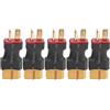 VGEBY Adattatore RC per Batteria Lipo, 5 Pezzi Portabile Senza Fili - Raccordi Deans T, XT60, T Plug - Componenti per Modelli Aerei e Drone
