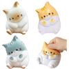 HTTDSLF 3 Pezzi Mochi Squishy Giocattoli da Schiacciare, Kawaii Squeeze Toys Squishy Giocattoli, Stress Relief Squeeze, Antistress Giocattolo per Bambini e Adulti, Regalo di Natale, Festa Compleanno