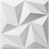Art3d Pannelli a Muro 3D Rivestimento Decorativo Bianco Opaco | 20 Pezzi, PVC, 1,8 m², 30 x 30 cm | Impermeabile, Riciclabile e Inodore | Ideale per Soggiorno, Cucina e Soffitto