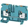 Weidmuller Morsetto passante Weidmuller Push-In 6mmq blu